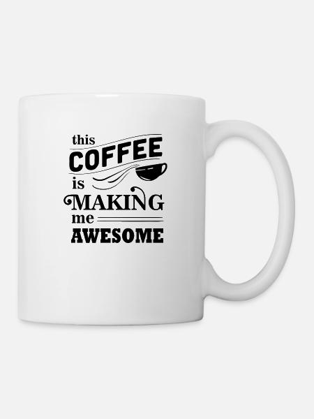 Awesome Coffee Boost - Mug - white
