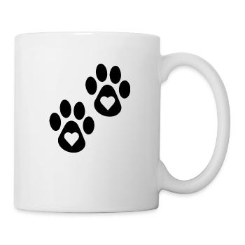 Hund Chien - Mug blanc - blanc - Droite