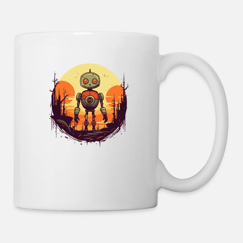 Robot - Tasse - Weiß