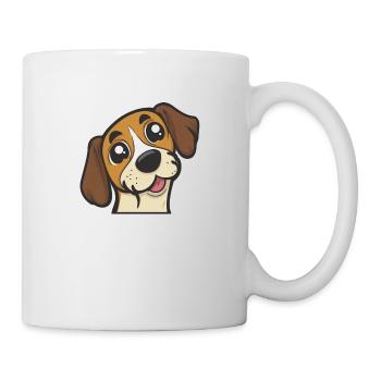Welpen-Wonne: Süßer Hund - Tasse - Weiß - Rechts