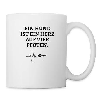 Schöner Hundespruch - Tasse - Weiß - Rechts
