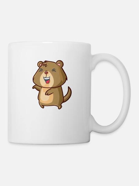 capybara dancing - Mug blanc - blanc