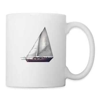 Voile, Voile, Voilier, Marin, Voilier - Mug blanc - blanc - Droite
