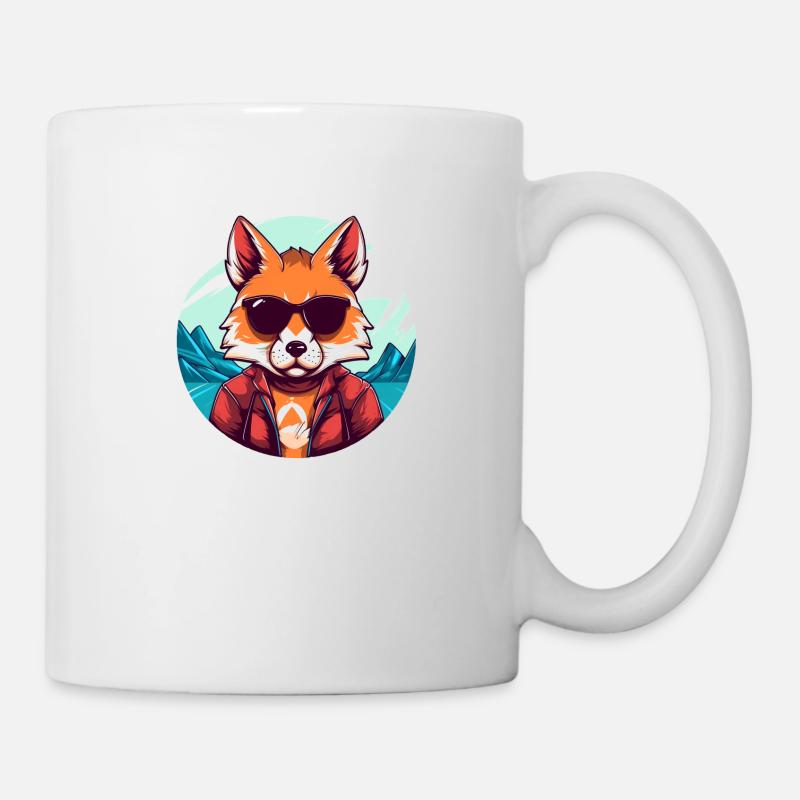 Cool Fox - Mug - white