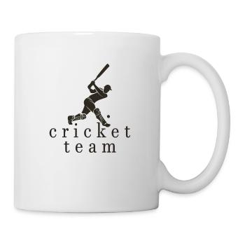 cricket team - Tasse - Weiß - Rechts