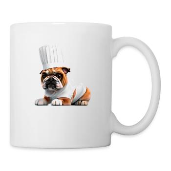 Bulldog Restaurateur Dog Cooks Dogs Dog Owners - Mug - white - Right