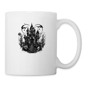 The Gothic Haunted Castle - Mug - white - Right