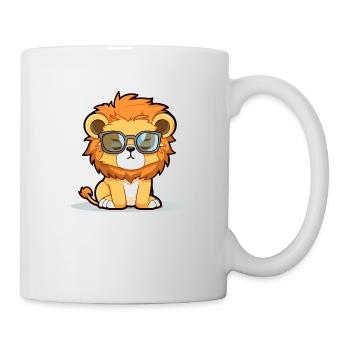 Lex le lion - Mug blanc - blanc - Droite