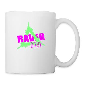 Raver baby - Mug - white - Right