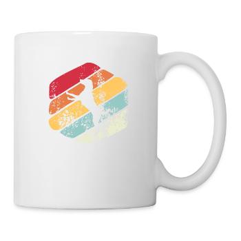 Vintage Geschenk Hund - Tasse - Weiß - Rechts