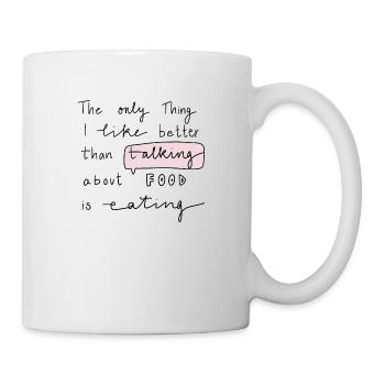 Food Talk - Tasse - Weiß - Rechts