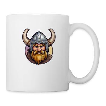 Norse Adventure: Cartoon Vikings" - Mug - white - Right