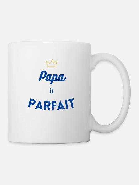 Papa is parfait - Mug blanc - blanc