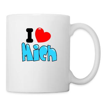 I ❤ Mich - Tasse - Weiß - Rechts