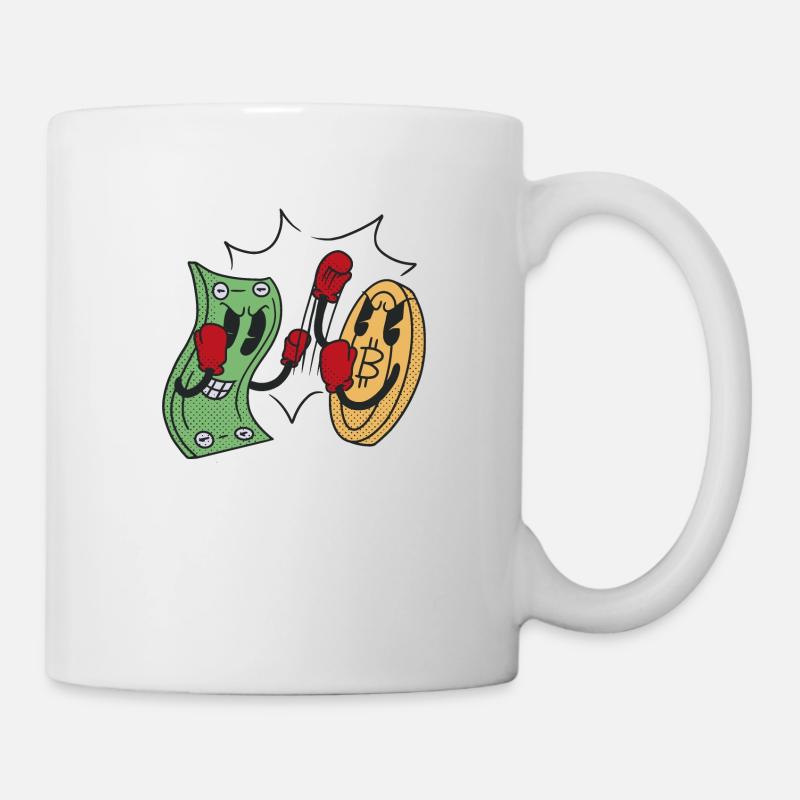 Bitcoin Dollar - Mug blanc - blanc