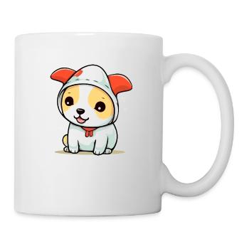 Milko le chien heureux - Mug blanc - blanc - Droite
