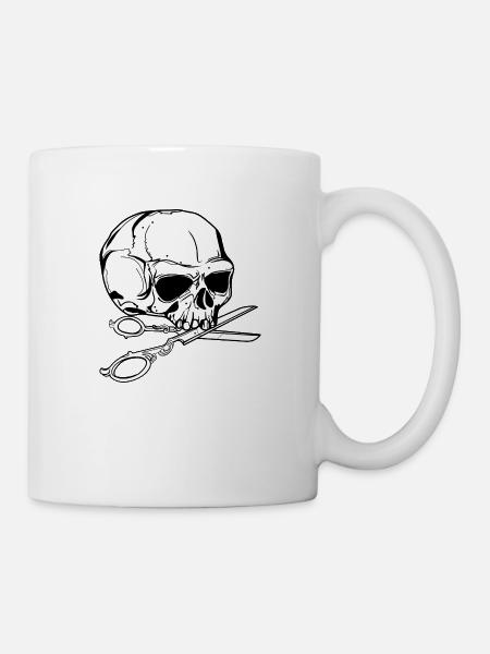 Schneider // Skull // Illustration - Tasse - Weiß