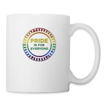 Stolz ist für alle da - Tasse - Weiß - Rechts