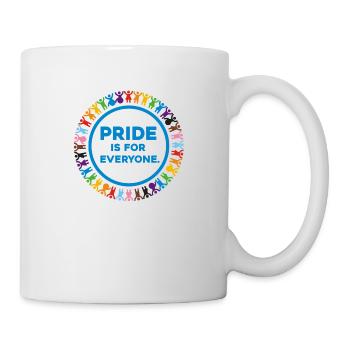 Stolz ist für alle da - Tasse - Weiß - Rechts