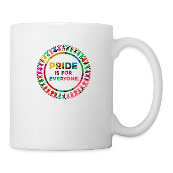 Stolz ist für alle da - Tasse - Weiß - Rechts