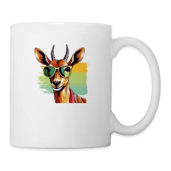 Mokka l'antilope - Mug blanc - blanc - Droite
