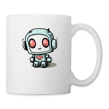 Boki le petit robot - Mug blanc - blanc - Droite