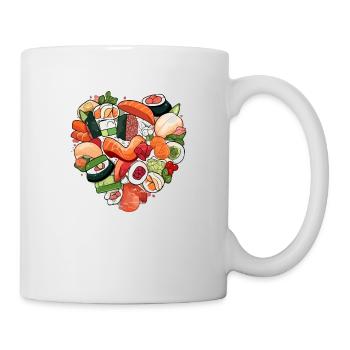 For the love of sushi - Mug - white - Right