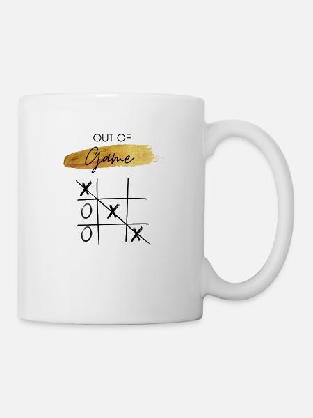 Hors jeu - Tic Tac Toe - Mug blanc - blanc