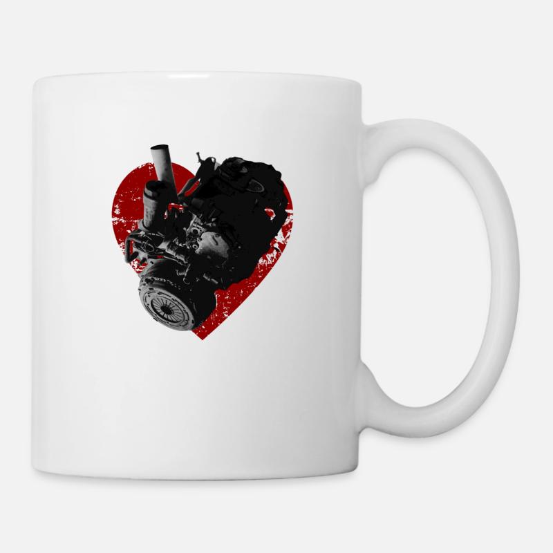 MotorHerz - Tasse - Weiß