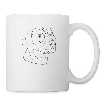 Rhodesian Ridgeback - Tasse - Weiß - Rechts
