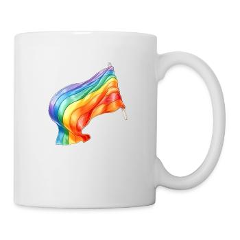 Flag of Tolerance and Diversity-LGBT Pride - Mug - white - Right