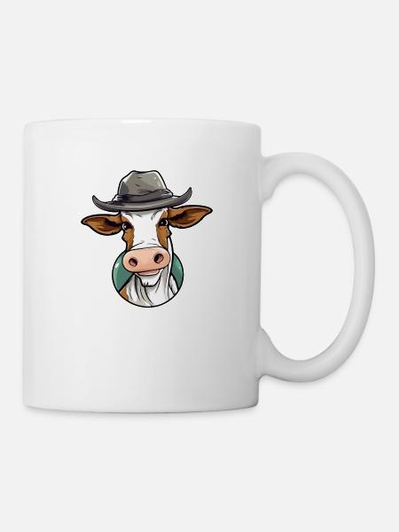 Kija, die Kuh - Tasse - Weiß