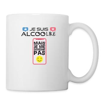 alcoolike - Mug blanc - blanc - Droite