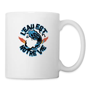 L'eau est notre vie - Mug blanc - blanc - Droite