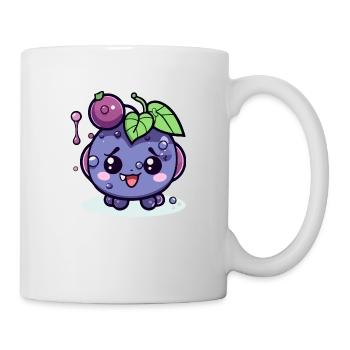 Miké petit raisin kawaii - Mug blanc - blanc - Droite