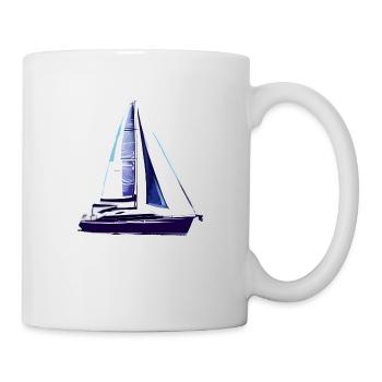 Sailing ship Sailing Sailing Sailing Sailboat - Mug - white - Right