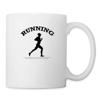 Running Marathon - Mug - white - Right
