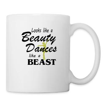Dancing Dance Music - Tasse - Weiß - Rechts
