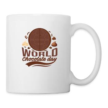 Monde du chocolat - Mug blanc - blanc - Droite