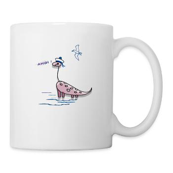 ahoi, maritim - Tasse - Weiß - Rechts