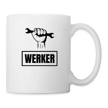 Handwerker Handyman Handwerk Werkzeug - Tasse - Weiß - Rechts