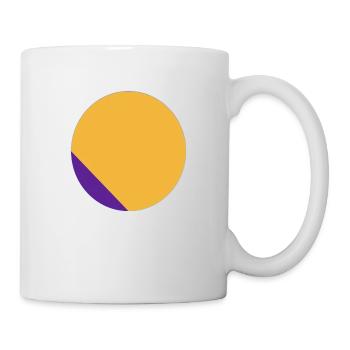 two-color circle - Mug - white - Right
