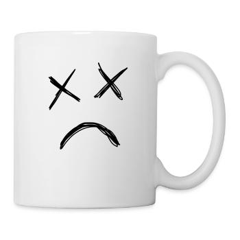 Face sad - Tasse - Weiß - Rechts