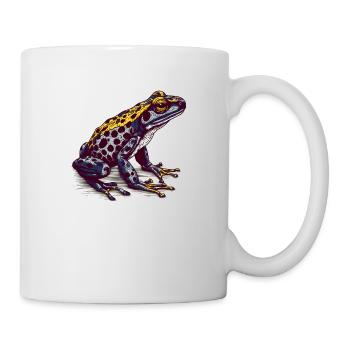 The poisonous poison dart frog lives in the tropics - Mug - white - Right