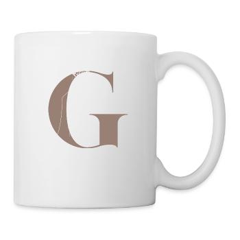 letter G Magic butterfly - Mug - white - Right