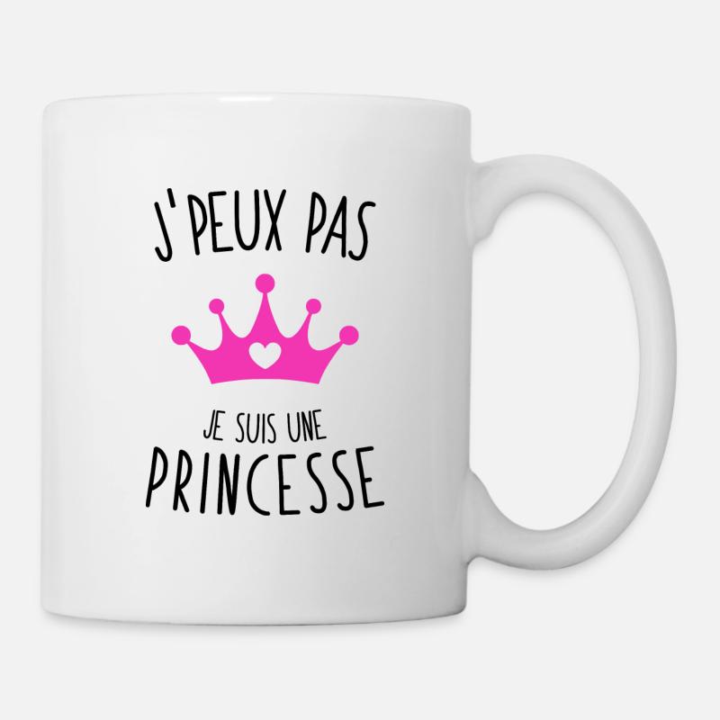 J'peux pas je suis une princesse - Mug blanc - blanc