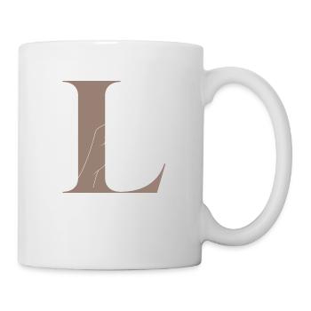 Letter L Magic Butterfly - Mug - white - Right