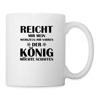 Handwerker Handyman Handwerk Werkzeug Baustelle - Tasse - Weiß - Rechts