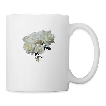 WHITE ROSE BUSH - Mug - white - Right