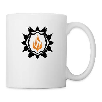 Rune de feu - Mug blanc - blanc - Droite